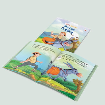 Moral Story Books for Kids (Illustrated) - English Short Stories with Colourful Pictures - Bedtime Children Story Book - 3 Years to 6 Years Old ... Aloud to Infants, Toddlers (Set of 10 Books)