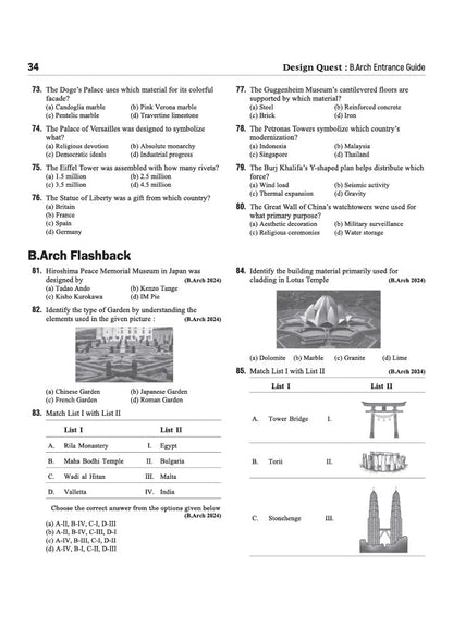 Arihant B.Arch Entrance Exam Guide 2027 for NATA & JEE (B.Arch) | Aptitude, Drawing & Mathematics | Chapterwise Theory, Practice Exercises, Authentic Questions & Solved Paper 2026