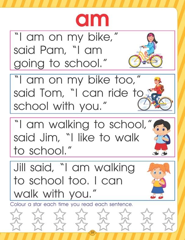 Very First Sight Words Sentences Level - 1 Book for Kids Age 4 -8 years