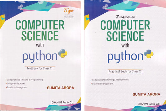 Progress In Computer Science With Python Textbook & Practical Book For Class 12 - by Sumita Arora (2026-27)
