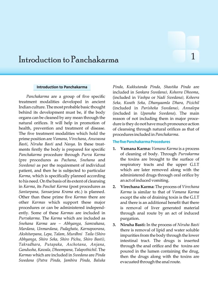 Textbook of Panchakarma for BAMS : Dr. Sarvesh Kumar Singh and Dr. Kshipra Rajoria (National Institute of Ayurveda, Jaipur) As per NCISM Syllabus