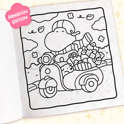 Cozy Friends: Coloring Books for Adults by Coco Wyo | Cute Animal Friends Coloring Pages, Cozy Simple Designs, Stress Relief & Relaxation: A relaxing cosy colouring book, from the bestselling author