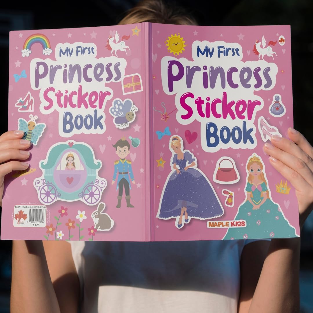 My First Sticker Book - Princess - Activity Book for Kids with 100+ Stickers - Stickers for Children - Age 3+ Years