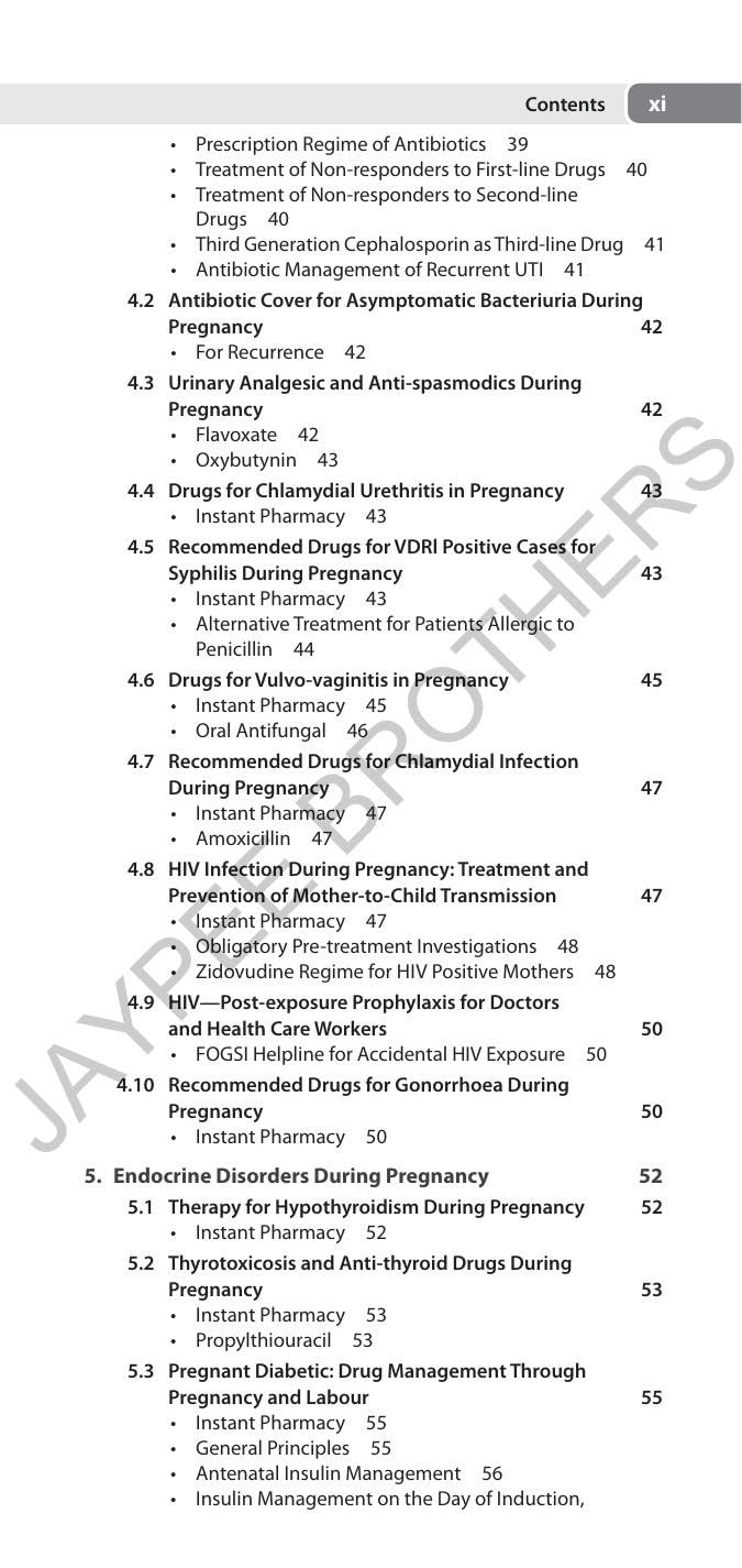 Drug Handbook in Obstetrics and Gynaecology, 4/E for Obstetricians, Gynecologists & OBG Postgraduates | Instant Pharmacy Guide to Pregnancy, Preeclampsia, Labour and Menopause Drug Therapy