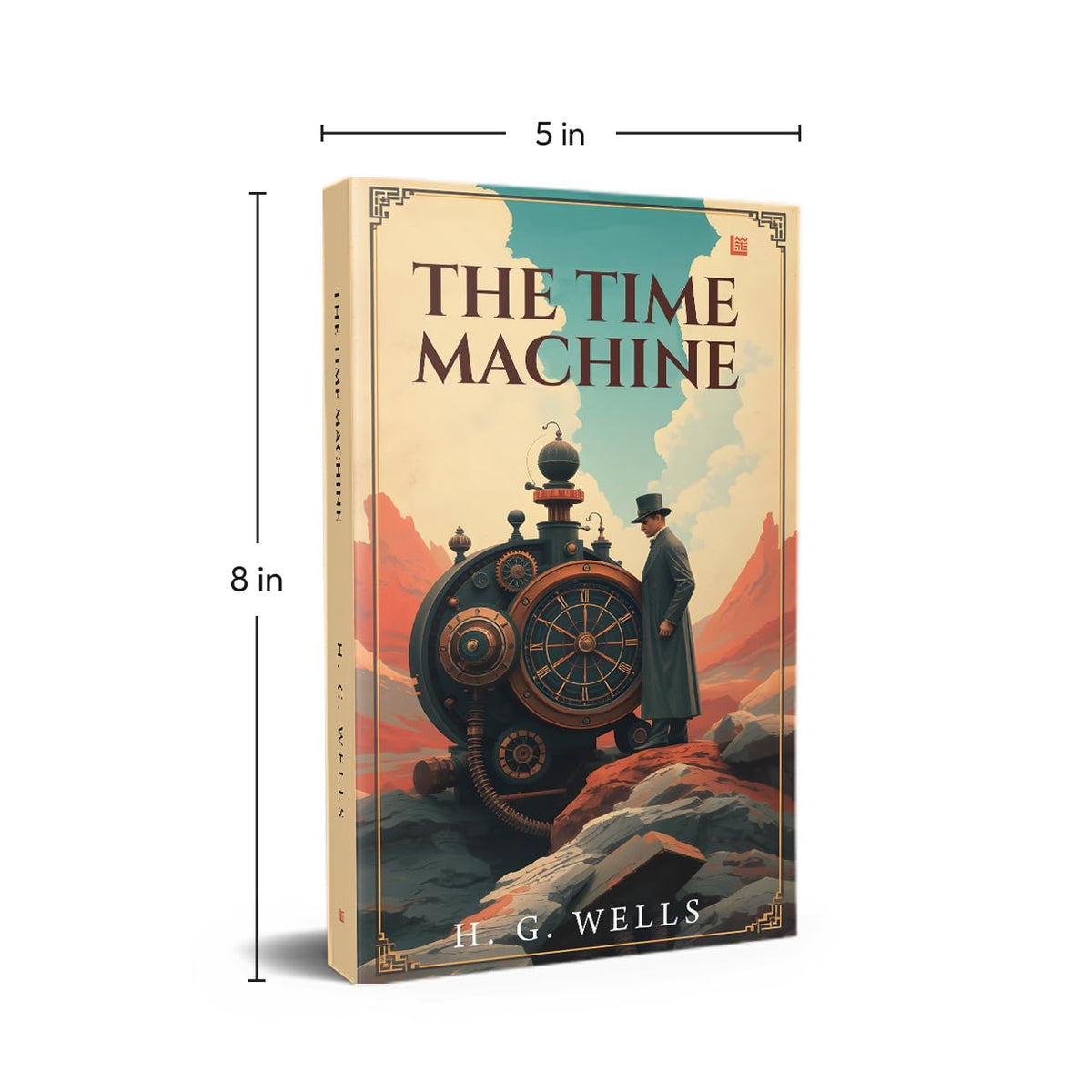 The Time Machine By H G Wells [Premium Paperback] Fiction books | Classic Literature Books & Novels | Science fiction books for teenagers | Classic books | English Novels | Story books for kids 12-15