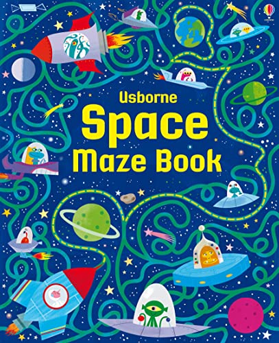 SPACE MAZE BOOK book cover