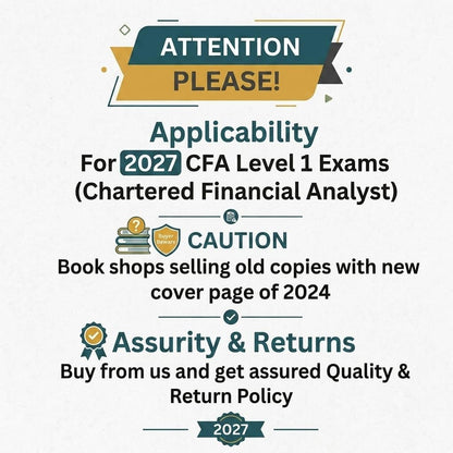 2027 CFA Level 1 Study Guide & Practice Books | KPLN SCHW Study Notes | Full Syllabus Coverage | Question Bank Vol. 1 & 2