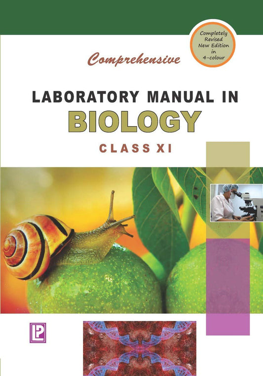 Comprehensive Laboratory Manual in Biology for Class 11 - Examination 2022-23 by J. P. Sharma (Author) book cover