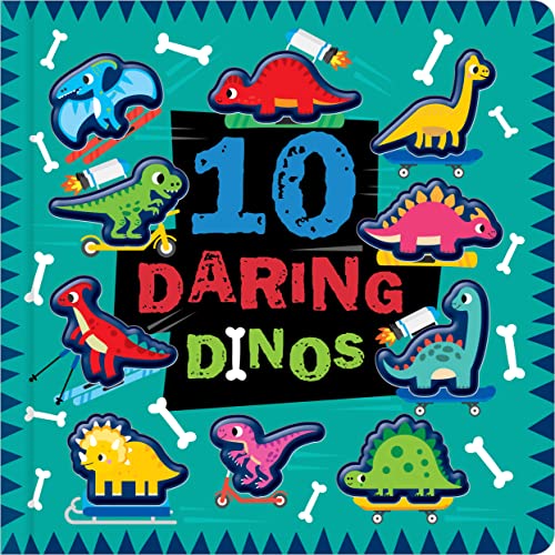 10 DARING DINOS book cover