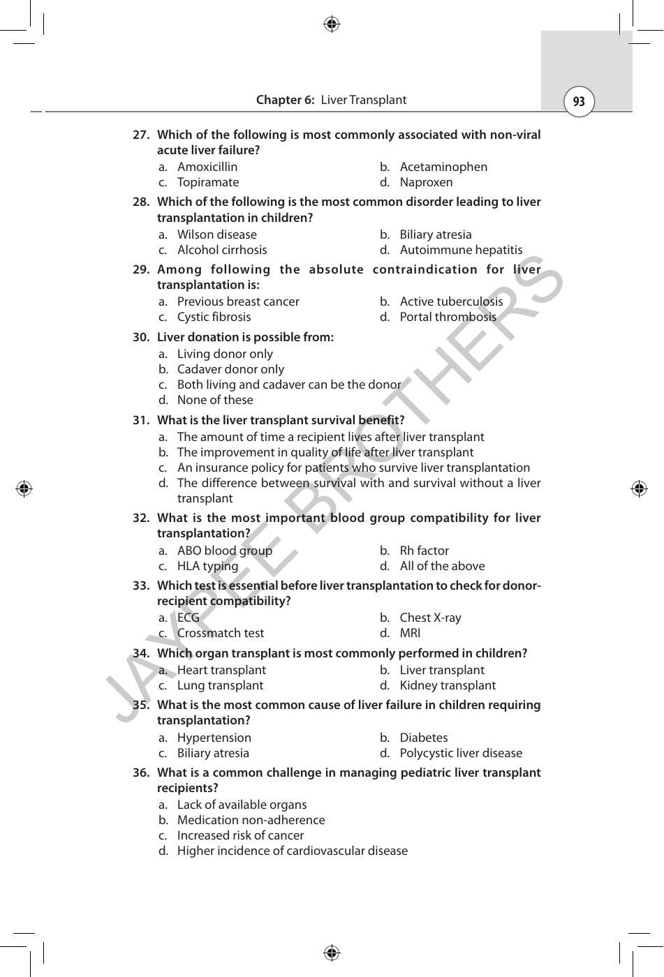 HANDBOOK FOR TRANSPLANT COORDINATORS (A STUDY GUIDE FOR HEALTHCARE PROFESSIONALS)