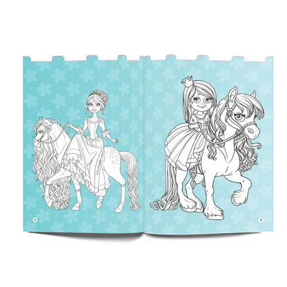 Princesses - Coloring and Sticker Activity Book (With 150+ Stickers)
