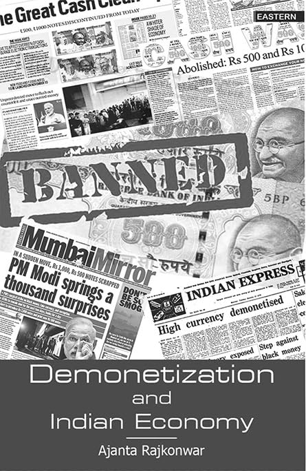 DEMONETIZATION AND INDIAN ECONOMY book cover
