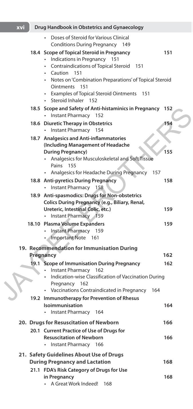 Drug Handbook in Obstetrics and Gynaecology, 4/E for Obstetricians, Gynecologists & OBG Postgraduates | Instant Pharmacy Guide to Pregnancy, Preeclampsia, Labour and Menopause Drug Therapy