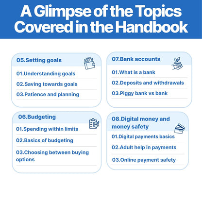 Personal Finance Handbook for Grade 1 to 2: Easy Finance Book for Kids Early Financial Literacy and Basic Money Management Skills for Young Learners
