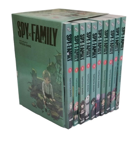 Spy X Family Volumes 1 - 10 Books Set Collection Set By Tatsuya Endo Manga Spy x Family, Vol. 1 to 10 (Spy x Family Volume 1-10 BOX SET) 