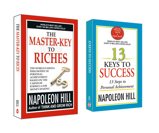 The Master Key to Riches & 13 Keys to Success – Set of 2 Motivational Success Books
