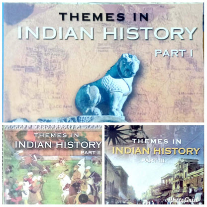 Themes in Indian history part 1, 2 & 3; history NCERT for class 12th 2025-26 Edition