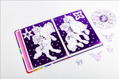 Unicorn Academy: Press Out and Decorate: with over 25 sparkling pieces (Unicorn Academy: TV tie-in titles)