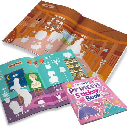 My First Sticker Book - Princess - Activity Book for Kids with 100+ Stickers - Stickers for Children - Age 3+ Years