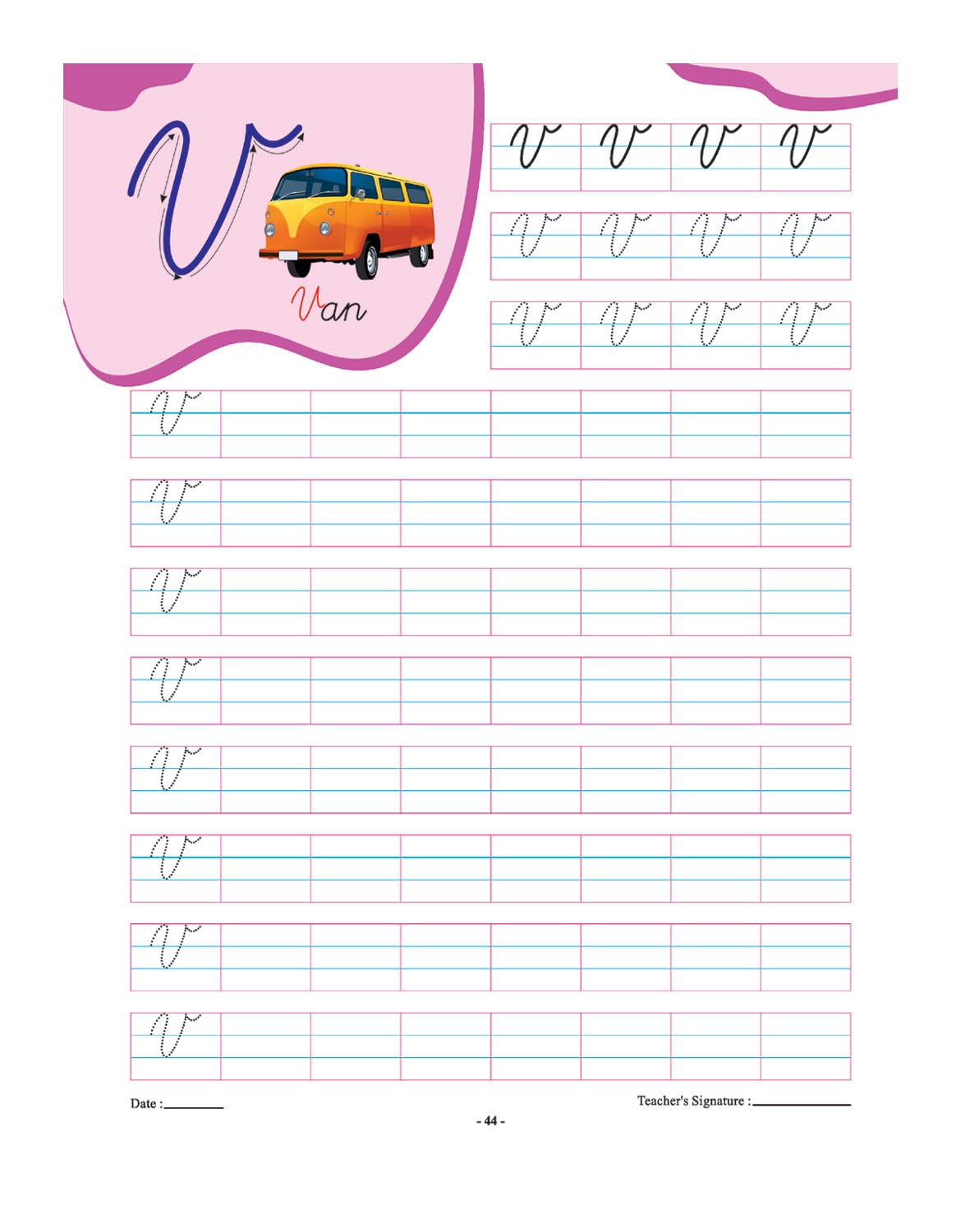 InIkao Cursive Writing Book on Capital & Small Letters for Kids Age 3+ Years | Trace and Write Handwriting Practice Workbook on English Alphabet Cursive Capital & Small Letters