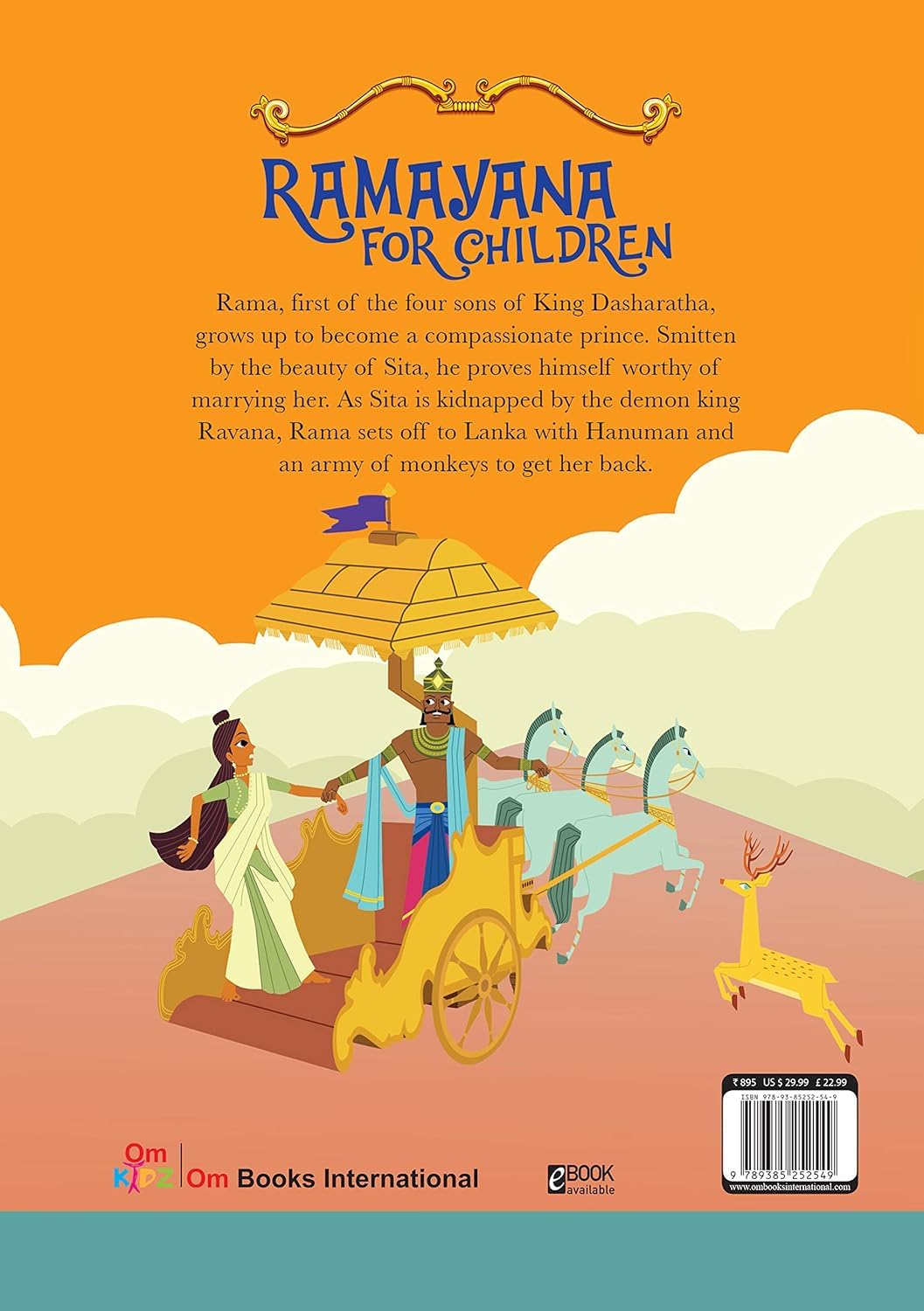 Ramayana for Children: Indian Religion Storybook for Kids | Story of Lord Rama & Monkey Kings | Tales from Indian Mythology | Inspiring Tales | Epic Story of Hindu God | Ancient Indian Wisdom | Spiritual Stories for Life Lesson