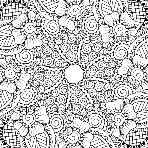 Refreshing Mandala Colouring Book for Adults Book 3 | Intricate Mandala Designs for Mindfulness, Relaxation & Creativity | High Quality Paper for Pens, Pencils & Markers