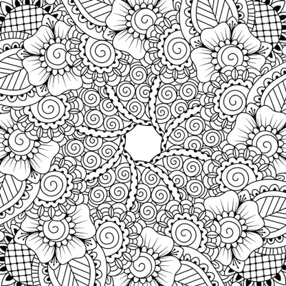 Refreshing Mandala Colouring Book for Adults Book 3 | Intricate Mandala Designs for Mindfulness, Relaxation & Creativity | High Quality Paper for Pens, Pencils & Markers