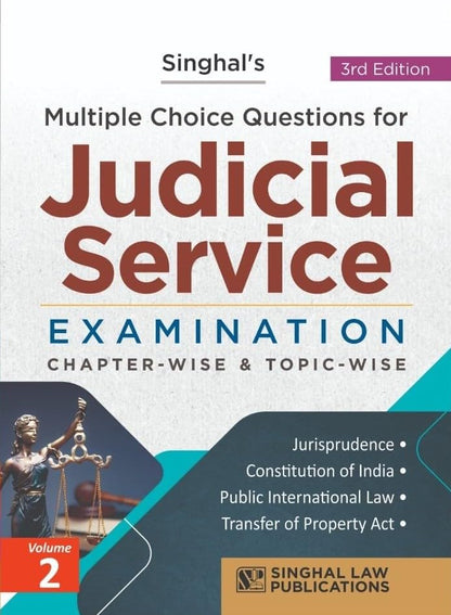 13000+ MCQ | Judicial Service Examination MCQs | Combo Set (Vol. 1–4) |Chapter-Wise & Topic-Wise Multiple Choice Questions | For PCS-J, Judiciary, APO ... | 2026 Edition | Singhal Law Publications