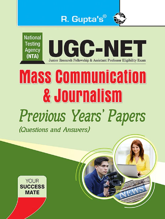 NTA-UGC-NET/JRF: Mass Communication & Journalism (Paper I & Paper II) Previous Years Papers (Solved) by RPH Editorial Board book cover