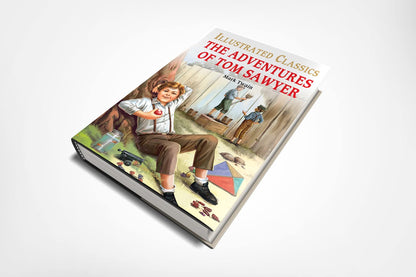 The Adventures of Tom Sawyer : llustrated Abridged Children Classic English Novel with Review Questions (Hardback