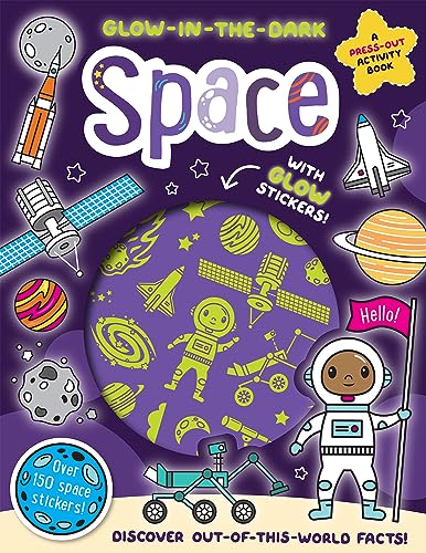 GLOW IN THE DARK STICKER ACTIVITY SPACE book cover