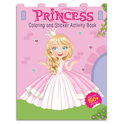 Princesses - Coloring and Sticker Activity Book (With 150+ Stickers)