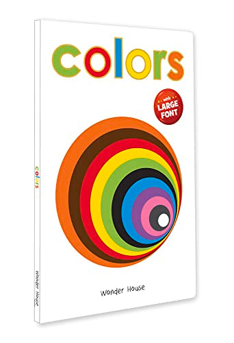 Colors - Early Learning Board Book With Large Font : Big Board Books Series book cover