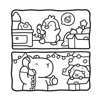 Cozy Countdown: An Advent Coloring Book Bundle
