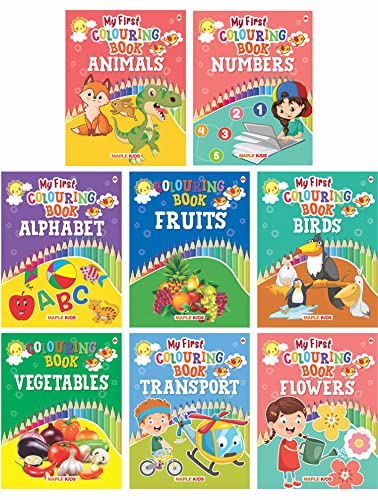 Colouring Books (Box Set - Set of 08 Books) book cover