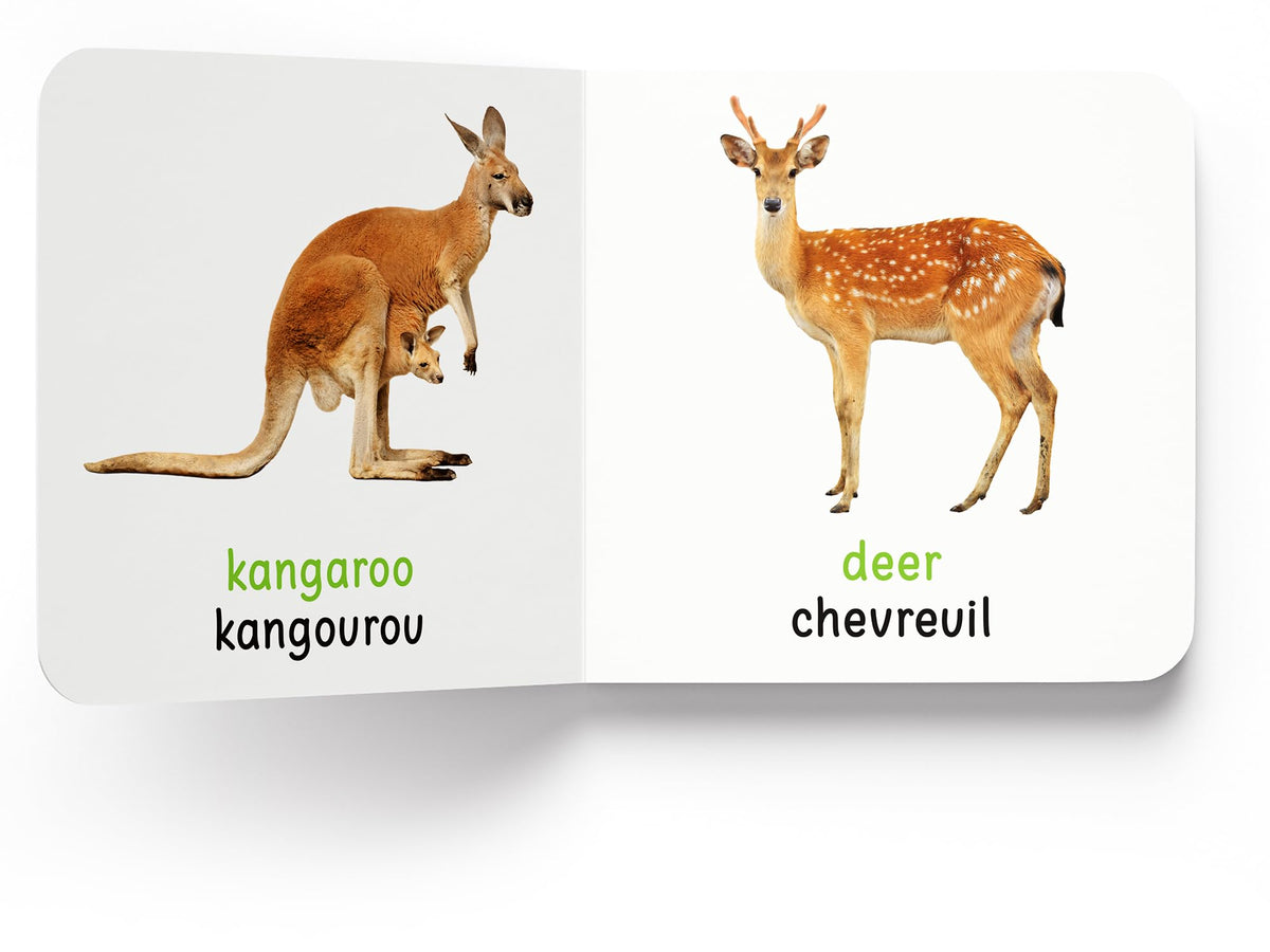 My First Book of Wild Animals - Animaux Sauvages : My First English French Board Book (English - Francais)