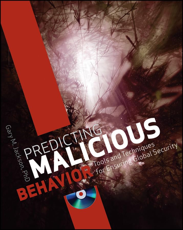 Predicting Malicious Behavior book cover