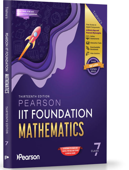 Pearson IIT Foundation' 26 Class 7 Physics Chemistry Mathematics Biology| NEET, NTSE & Olympiad Exams| Free acess to Online Assessments, Video Solutions & Interactive Tests