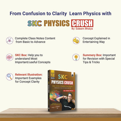 PW SKC Physics Crush Class 12 (English Edition) Handwritten Format Notes By Saleem Sir For JEE and NEET Exams | From Basic to JEE Advanced via JEE/ NEET