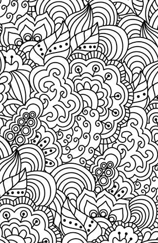 Set of 4 Mini Adult Colouring Pads including Patterns, Mandala, Doodles & Animals (mandala coloring book)