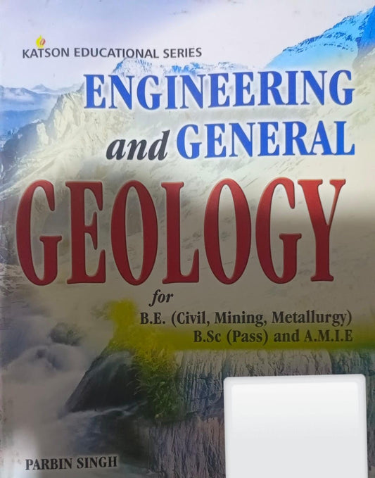 Engineering And General Geology By Parbin Singh (Second Hand & Used Book) (S)