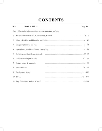 New Edition: Economy MCQs 450 Book for UPSC & State PSC Examinations 2026 (10e) | Indian Economy MCQ (Prelims) | Budget (2026-27) and Economic Survey (2025-26) NABARD Exam, JAIIB, RBI SEBI Exams