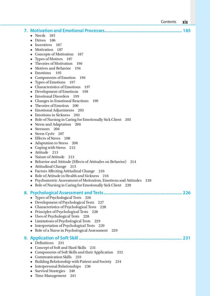 Applied Psychology for Nurses, 6/E - Textbook for BSc Nursing 1st Semester | As per Revised INC Syllabus | Chapter-wise Question Bank, Comparative Tables and Flowcharts for Semester Exam