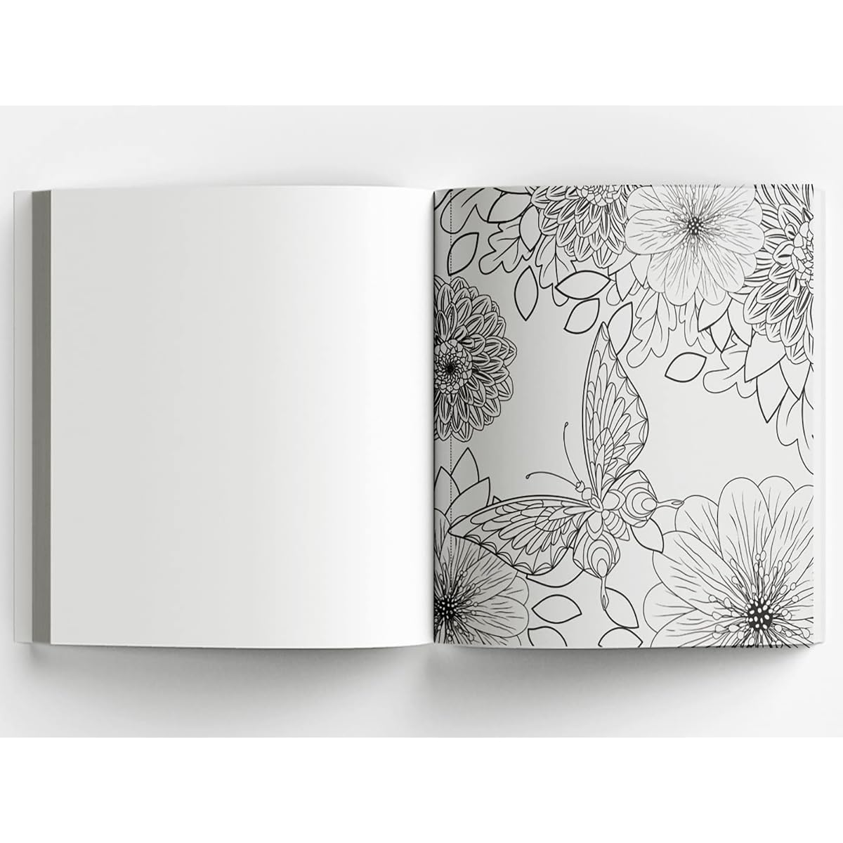 Adult Colouring Books Nature Garden and Forests - Spanish