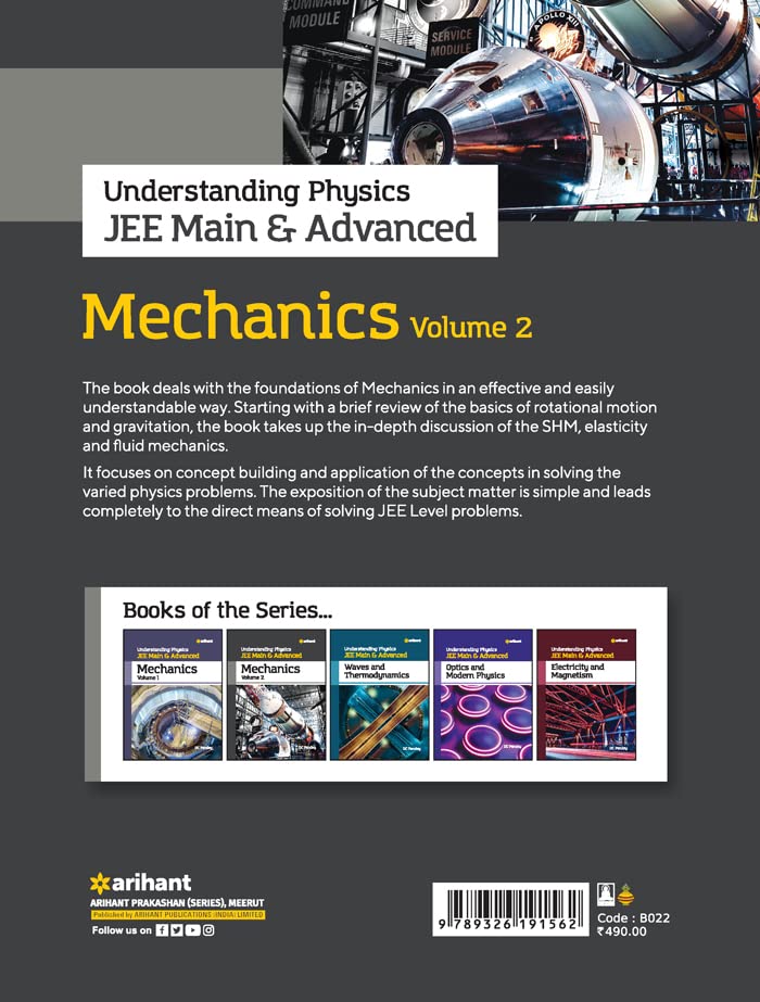Understanding Physics JEE Main and Advanced Mechanics Volume 2 (Old Edition)