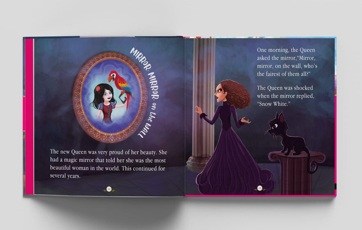 Princess Fairy Tales: Ten Traditional Fairy Tales For Children (Abridged and Retold With Large Font For Easy Reading) 8 Inches X 8 Inches - Hardback