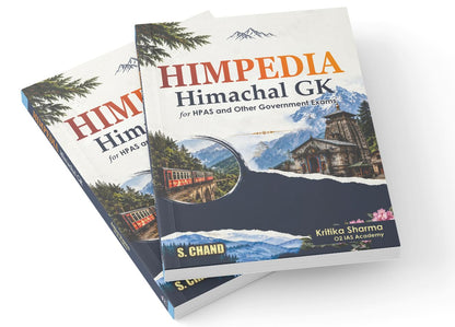 Himpedia Himachal Pradesh HP GK General Knowledge Book 2026 - 2027 for HPAS HPPSC, HSTET, Police & Competitive Exams (in English) | PYQ + Practice Questions | History, Geography, Art & Culture, Polity