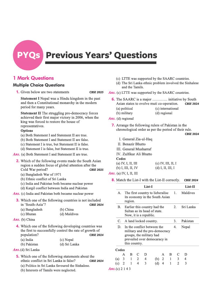 Arihant CBSE Political Science Class 12 Chapterwise Question Bank for Board Exam 2027 | Chapterwise PYQs with Revision Theory,Detailed Answers, Exam Tips & Sample Papers as per CBSE Syllabus & Pattern
