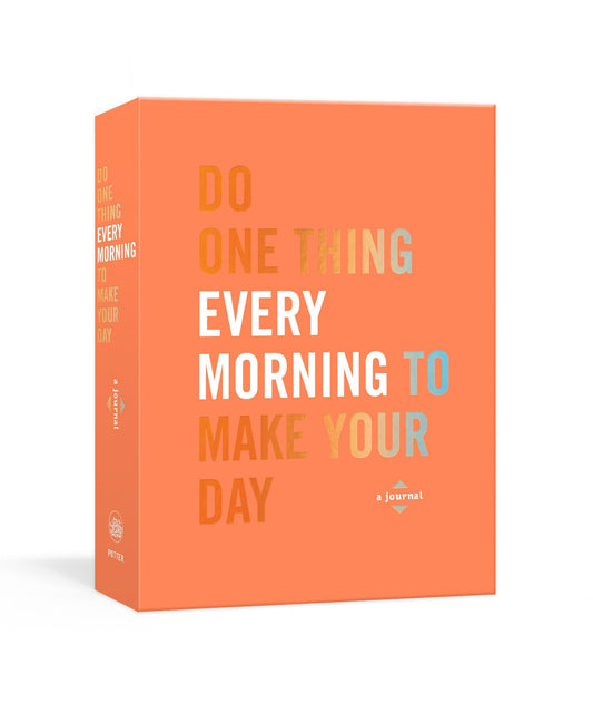 DO ONE THING EVERY MORNING book cover