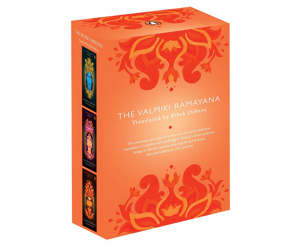 The Valmiki Ramayana Set of 3 Vols: A Critical Edition of Ramayan by Bibek Debroy | Must-Read Book for all ages  A Perfect Book Set for Festive Gifting  Puffin India by Debroy Bibek (Author) book cover